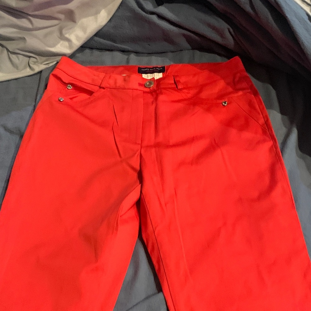 Vibrant Red Men's Chinos